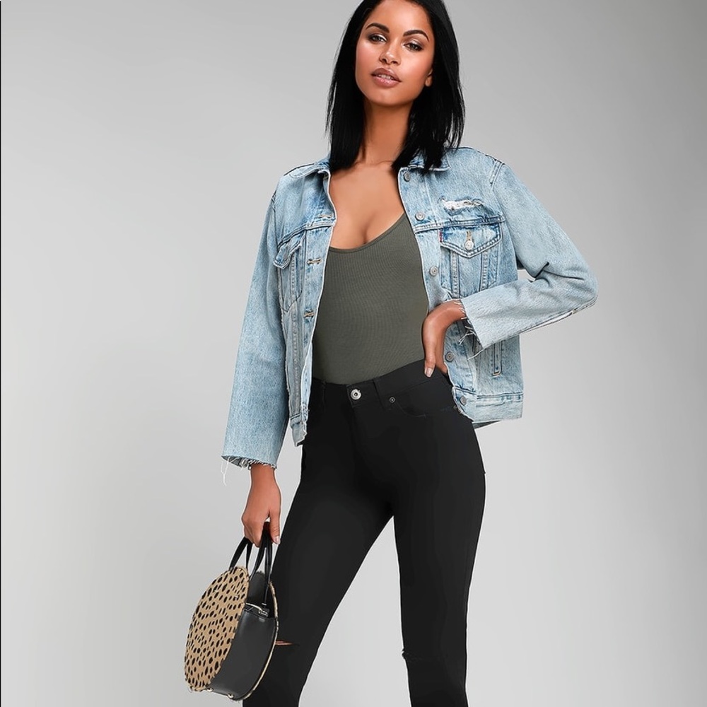 TopShop Olive Green Body Suit